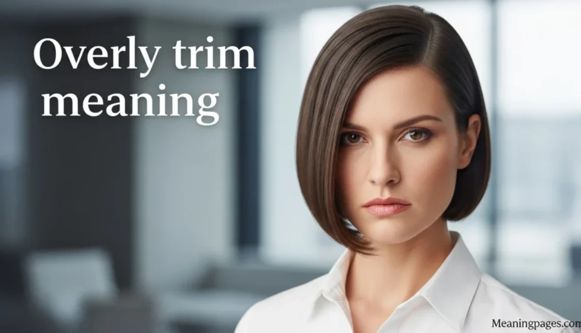 Overly trim meaning