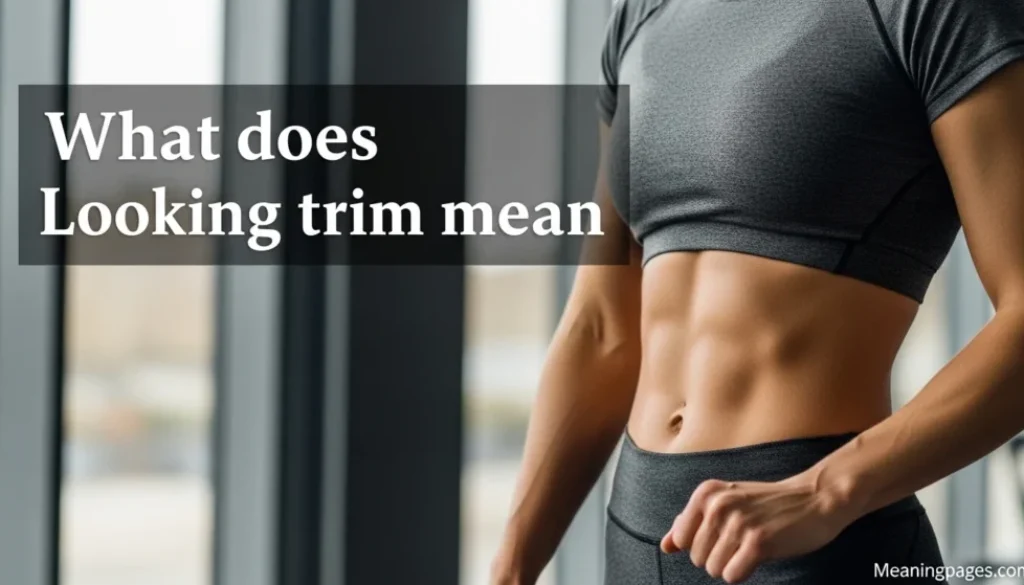What does looking trim mean