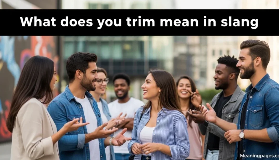 What does you trim mean in slang