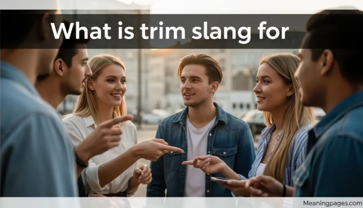 What is trim slang for