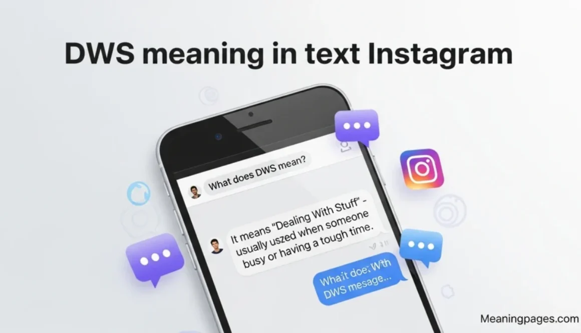 DWS meaning in text instagram