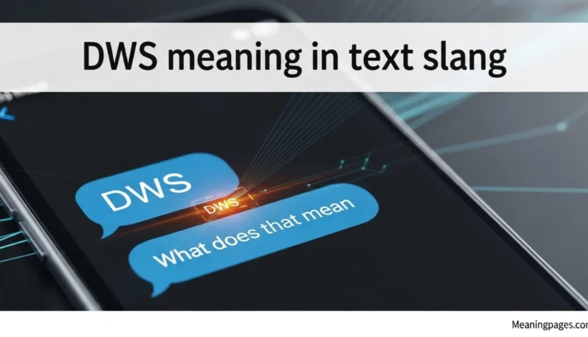 DWS meaning in text slang