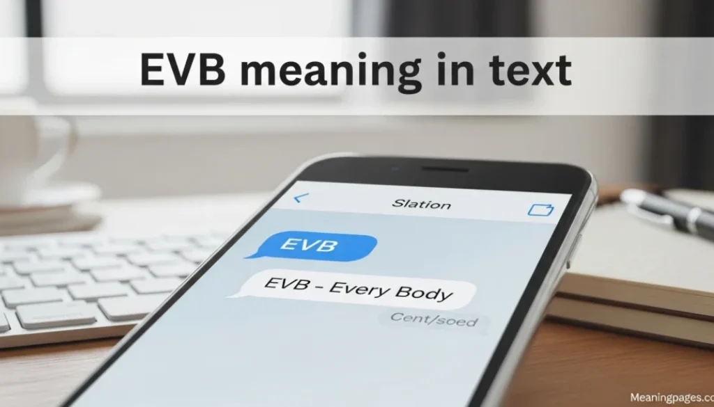 EVB meaning in text