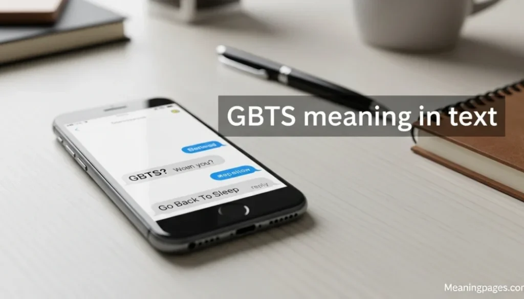 GBTS meaning in text