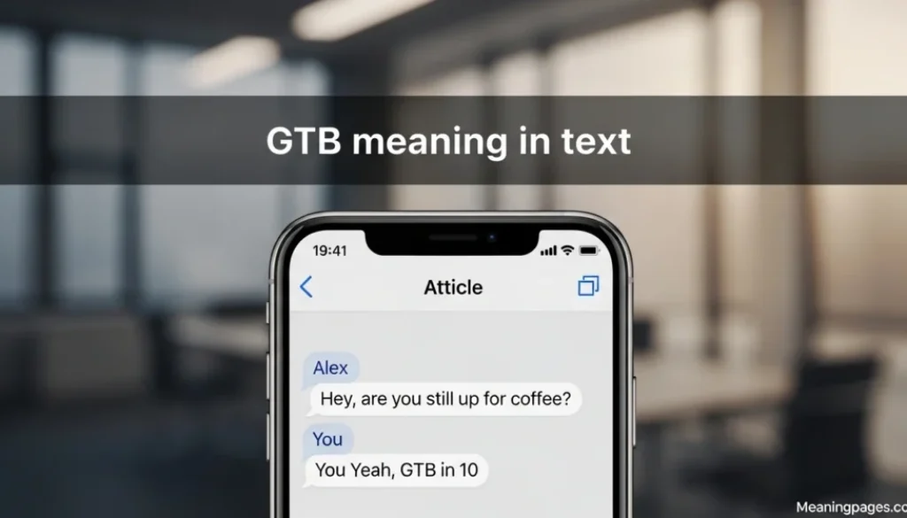 GTB meaning in text