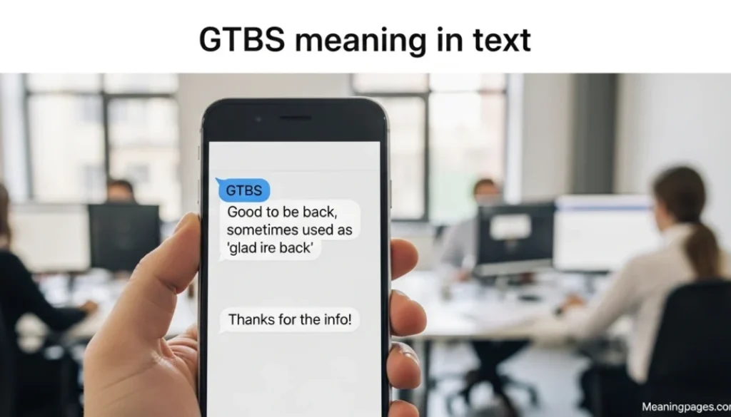 GTBS meaning in text