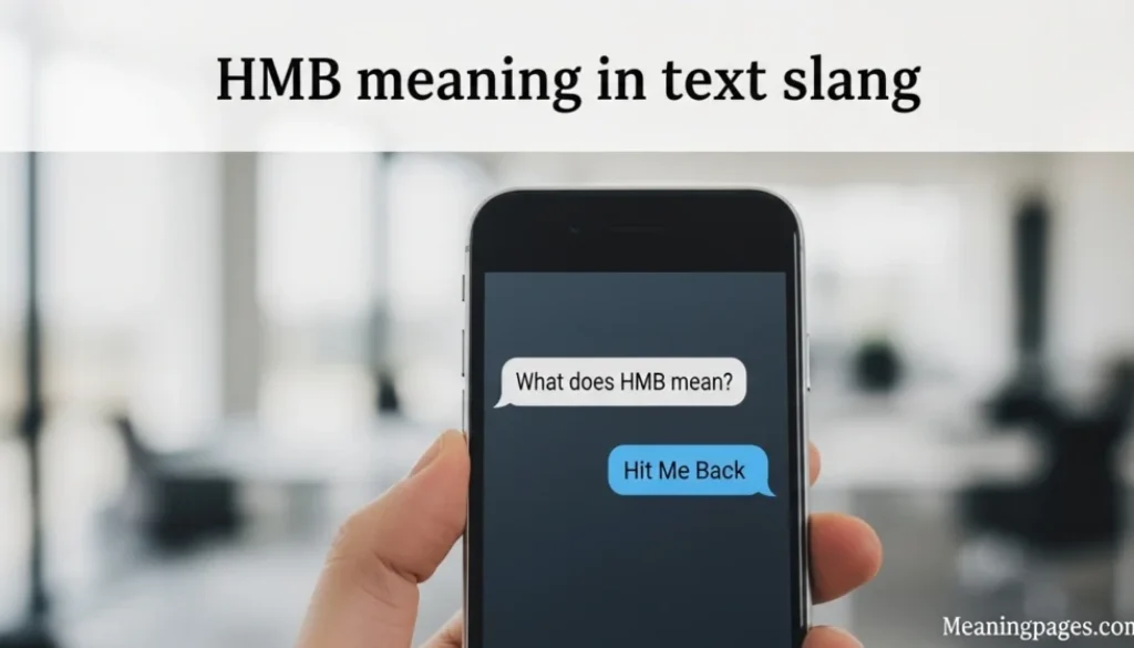 HMB meaning in text slang