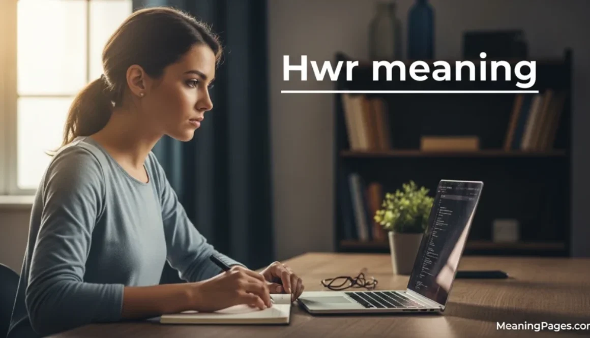 Hwr meaning