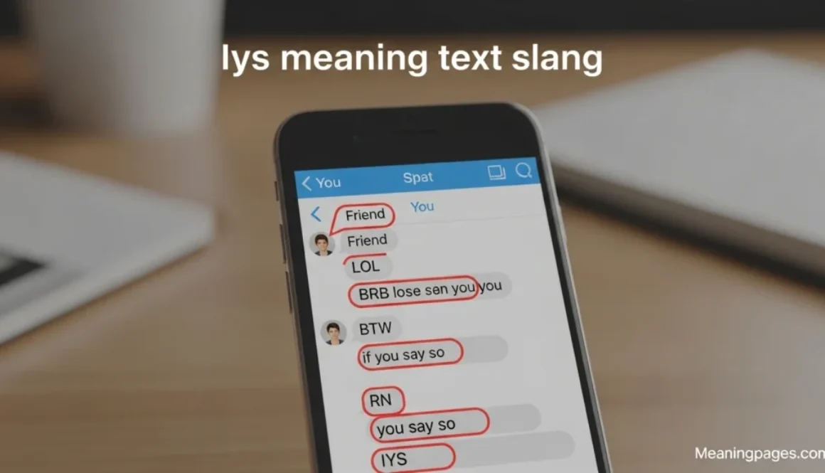 Iys meaning text slang