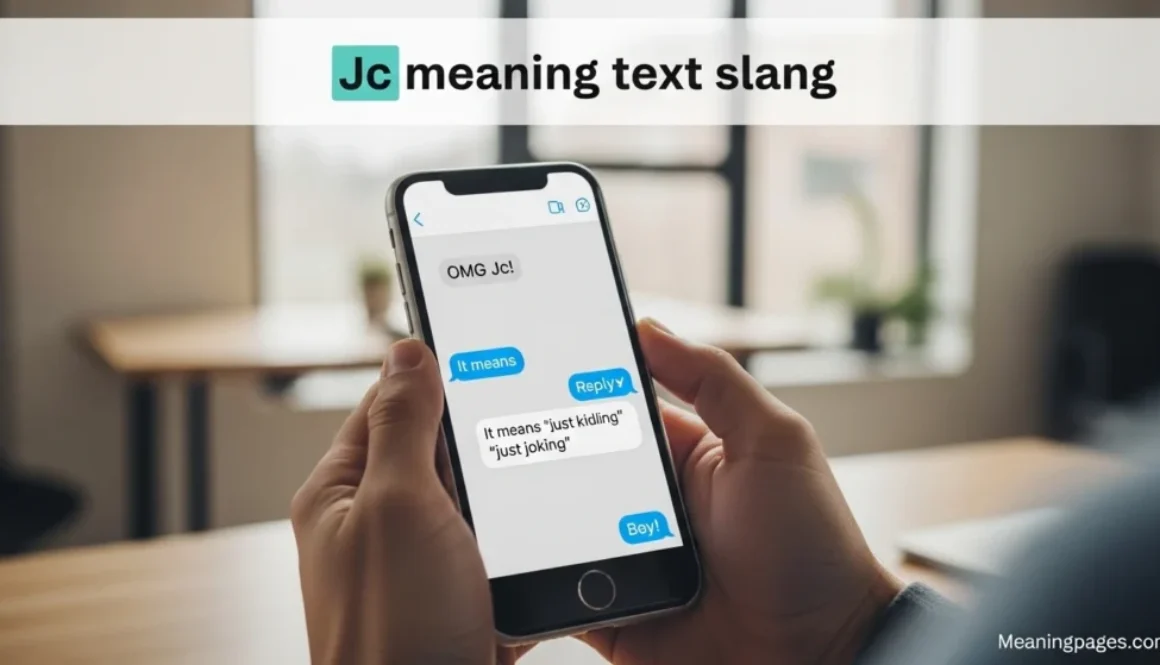 Jc meaning text slang