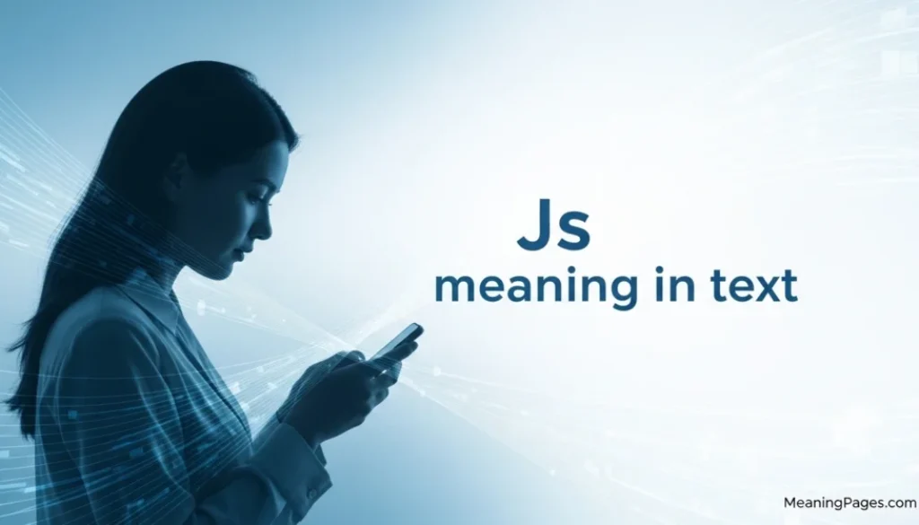 Js meaning in text