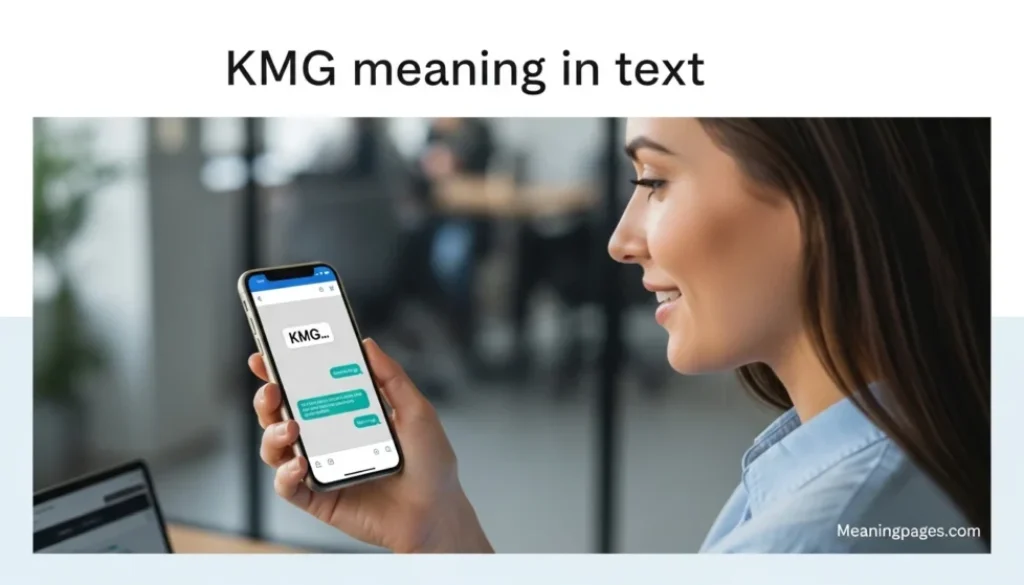 KMG meaning in text