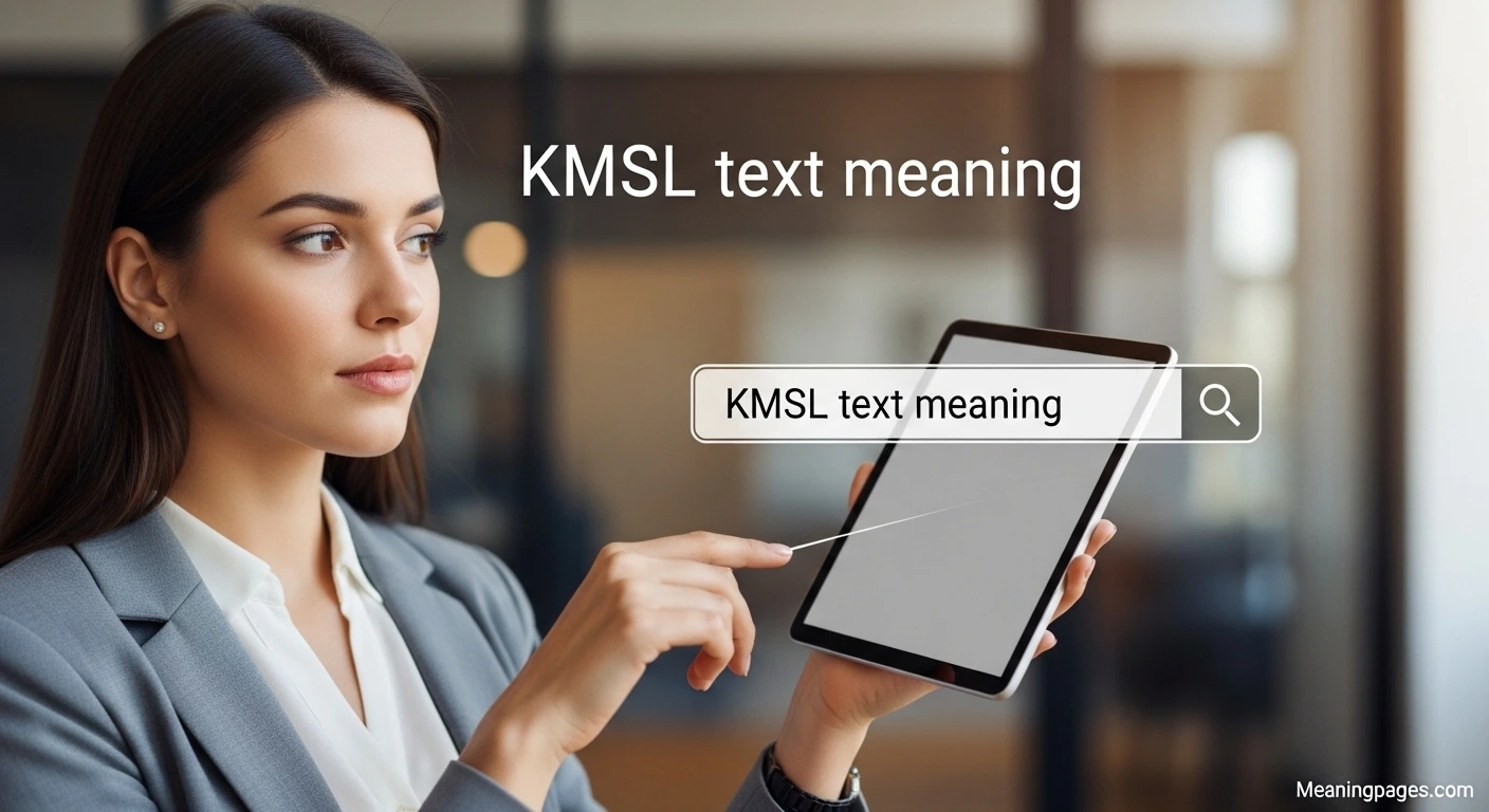 KMSL text meaning