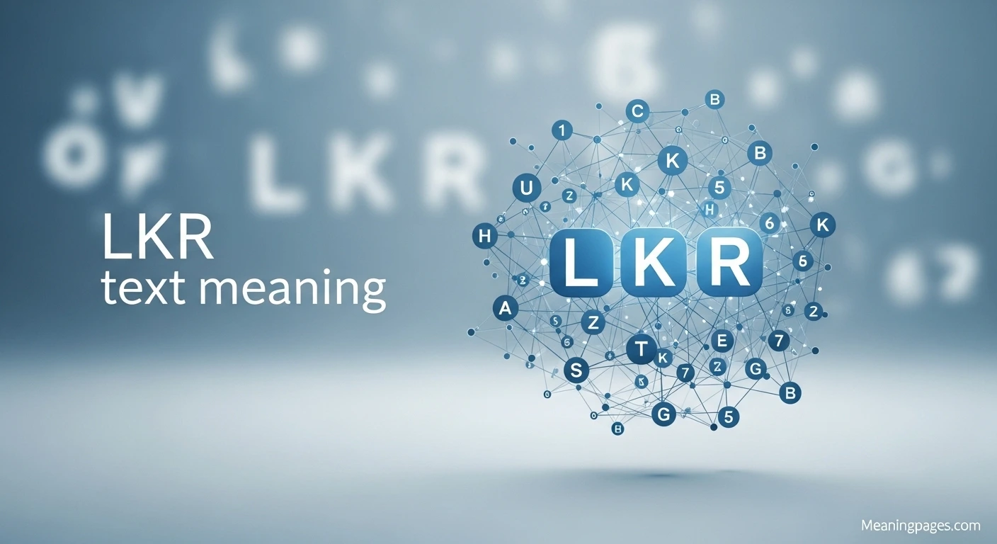 LKR text meaning
