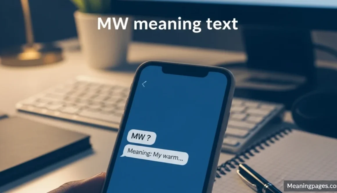 MW meaning text