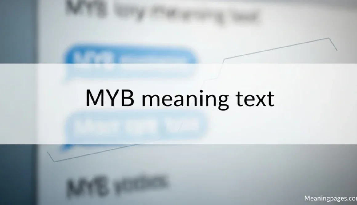 MYB meaning text