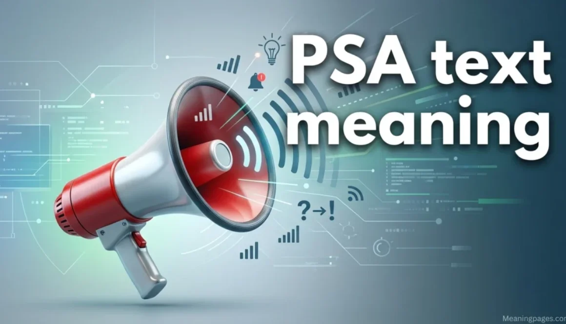 PSA text meaning