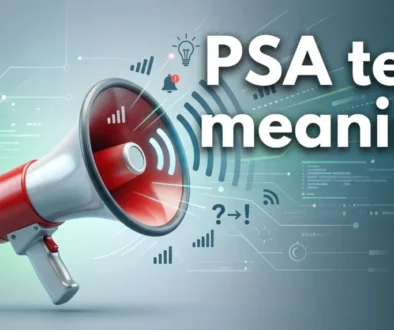 PSA text meaning