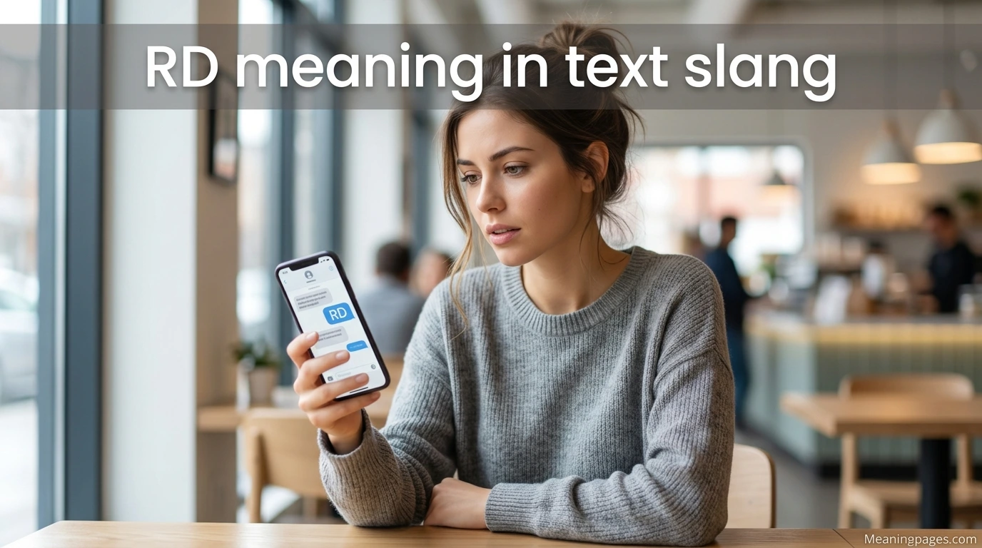 RD meaning in text slang